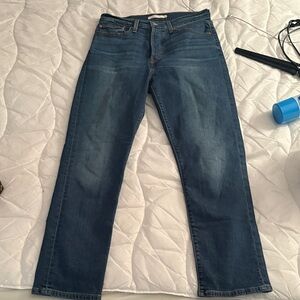 Levi's Dark Blue Straight-Leg Jeans